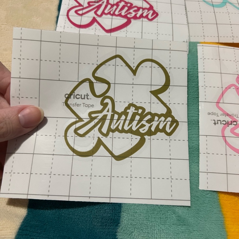 Autism Vinyl Decal 🧩 Free With Purchase 🧩